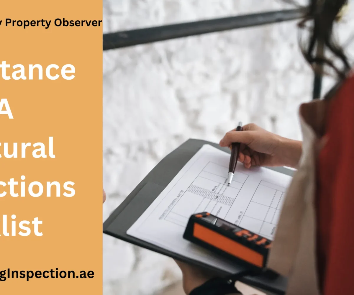 DDA Structural Inspection Checklist