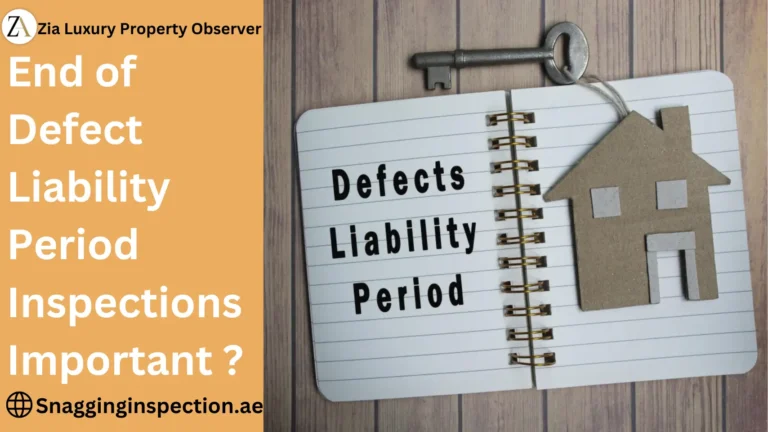 End-of-Defect Liability Period Inspections