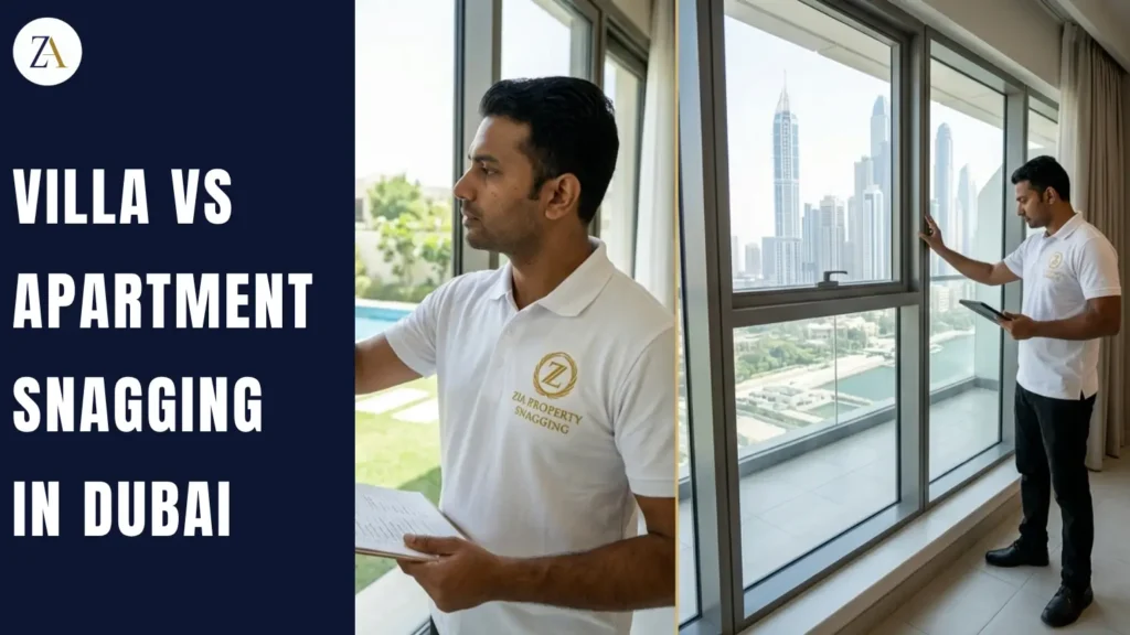 Villa vs Apartment Snagging in Dubai