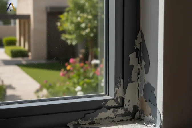 Frame imperfections expertly resolved by Zia Luxury.