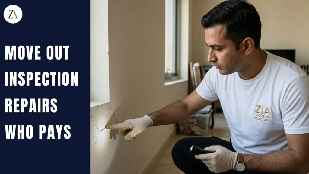 move out inspection repairs who pays